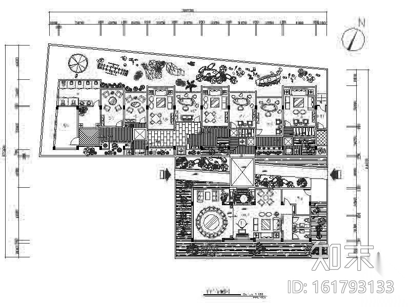 [广东]中式风格茶楼装修图(含效果)施工图下载【ID:161793133】