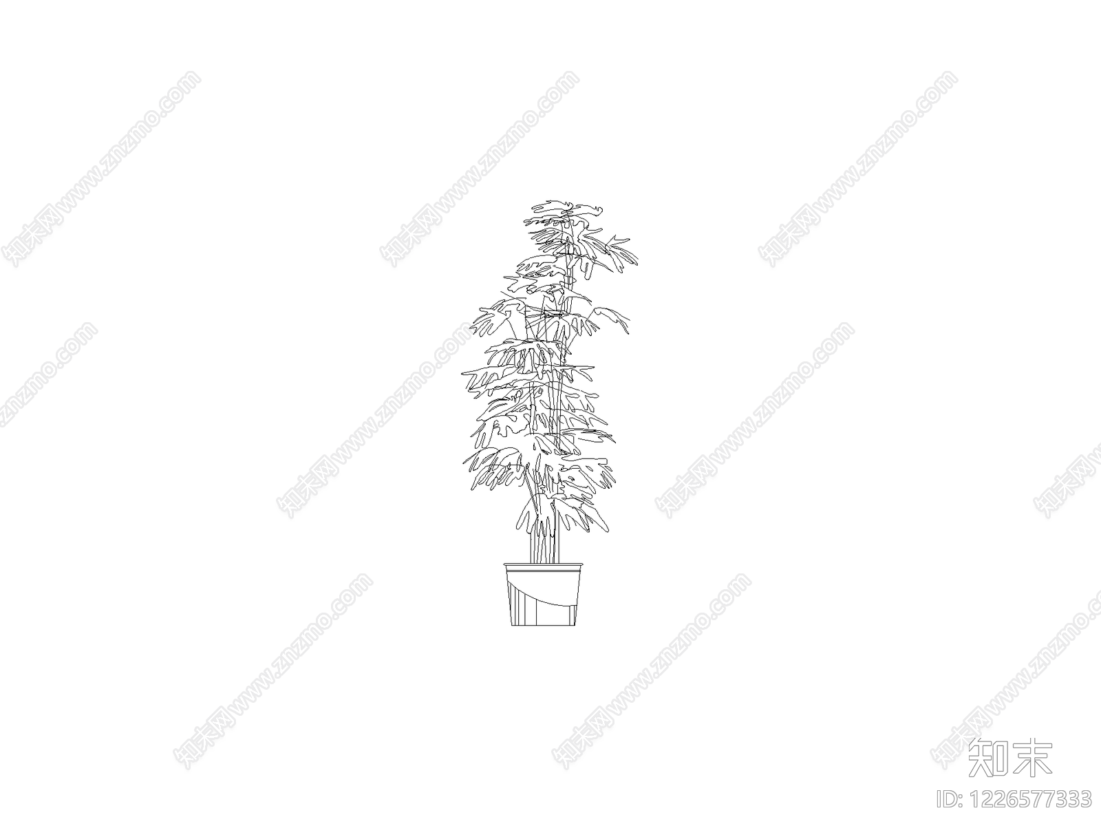 绿植cad施工图下载【ID:1226577333】