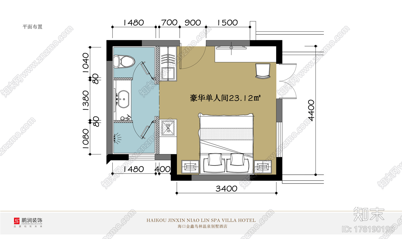 别墅酒店施工图|CAD施工图+效果图cad施工图下载【ID:178190190】