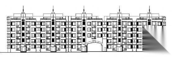 大连某住宅小区某六层住宅楼建筑施工图施工图下载【ID:149886158】