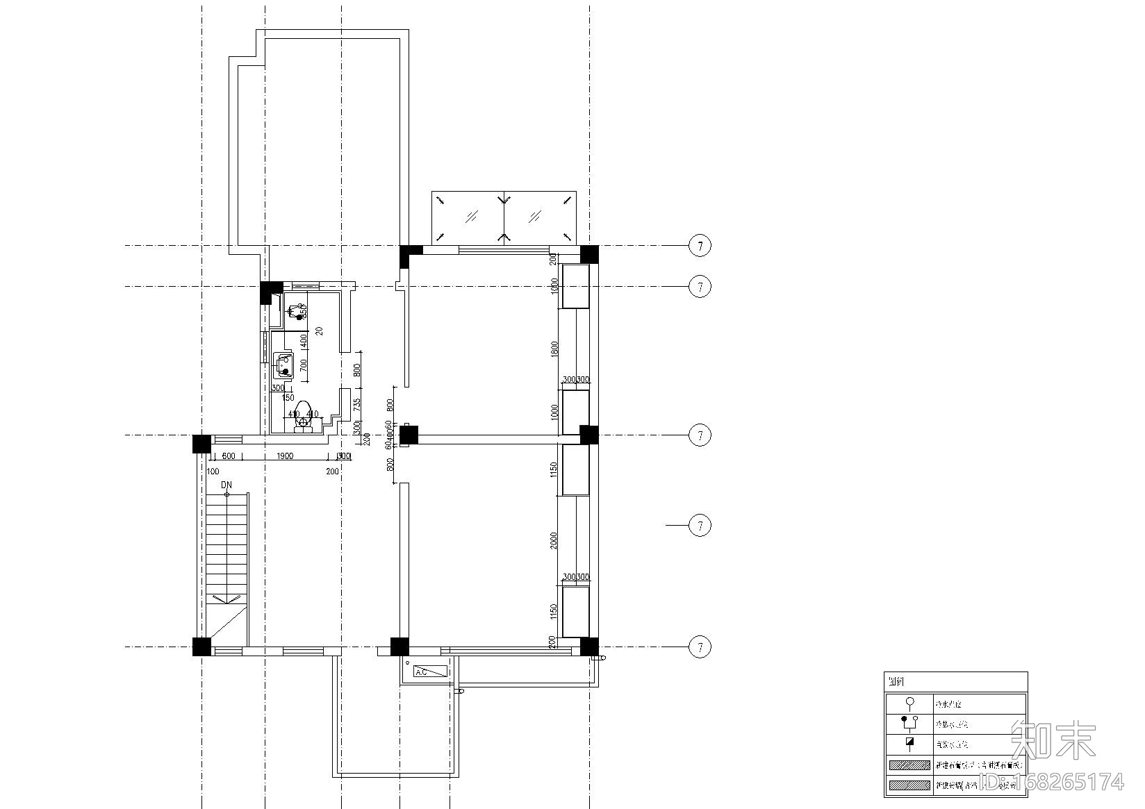 [云南]高文安-大理王宫别院上叠户型施工图cad施工图下载【ID:168265174】