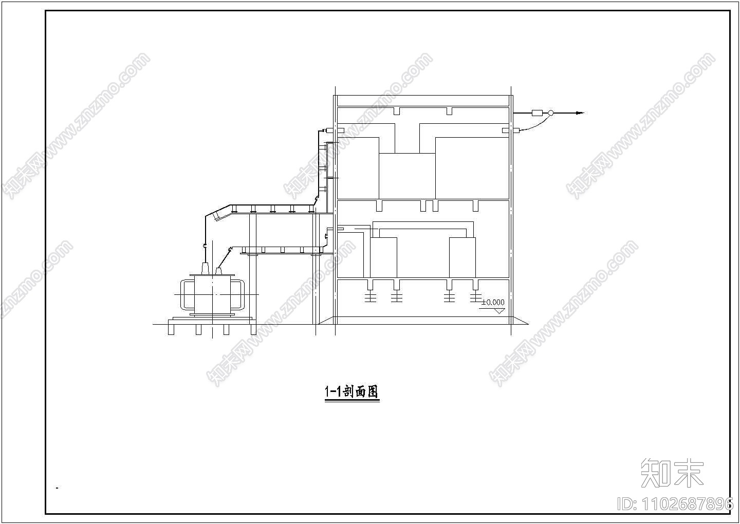 汕尾工厂高压配电系统CAD电气设计完整图施工图下载【ID:1102687896】