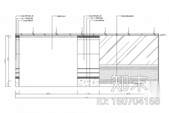 [广州]经济技术开发区社区内金融营业厅室内装修图cad施工图下载【ID:160704168】