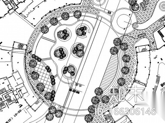 [北京]某国际社区周边商业街环境设计施工图cad施工图下载【ID:166306146】