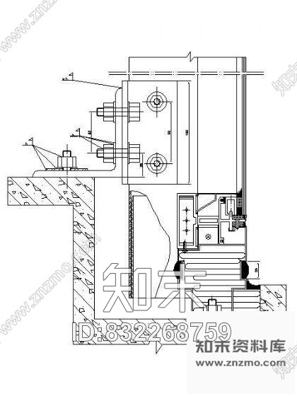 图块/节点玻璃墓墙详图集施工图下载【ID:832268759】