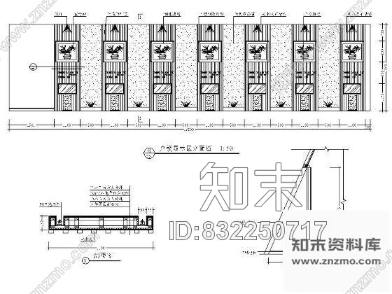 图块/节点售楼部装饰立面cad施工图下载【ID:832250717】