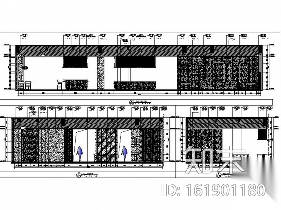 [辽宁]东北的第一家国际五星级酒店餐厅室内施工图（图纸...cad施工图下载【ID:161901180】