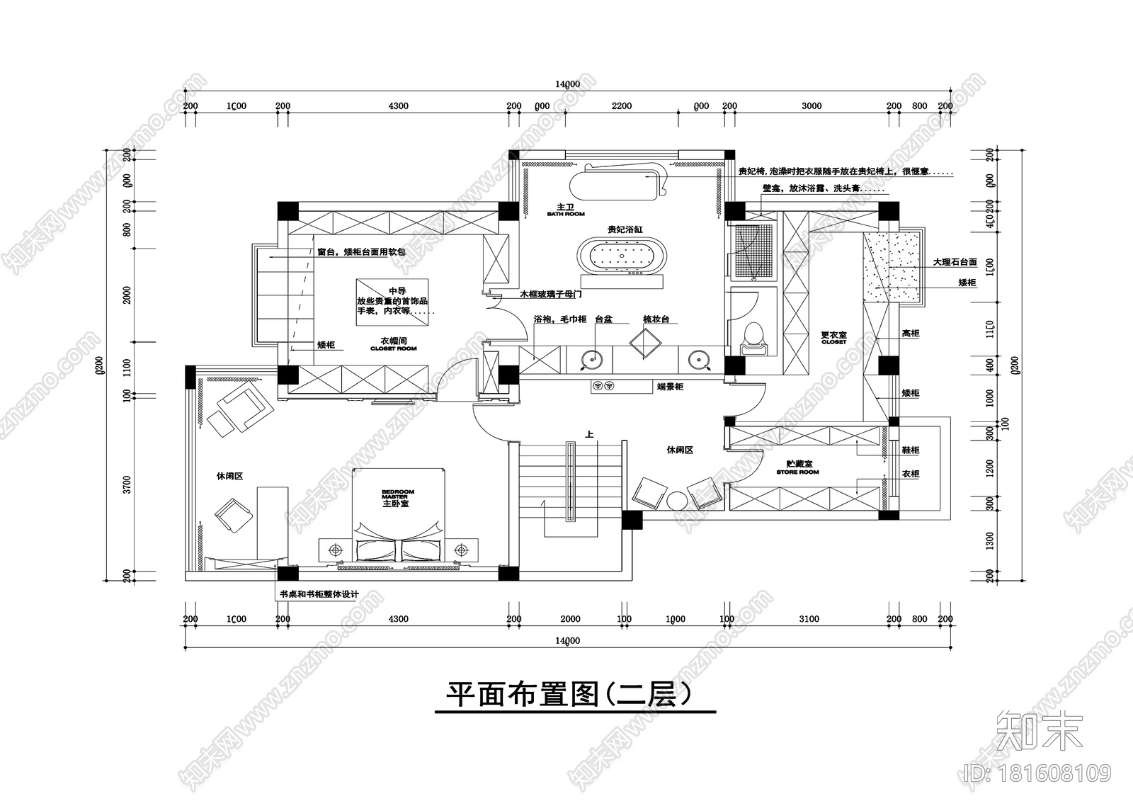 260平新古典风格联体别墅装修施工图+效果图cad施工图下载【ID:181608109】