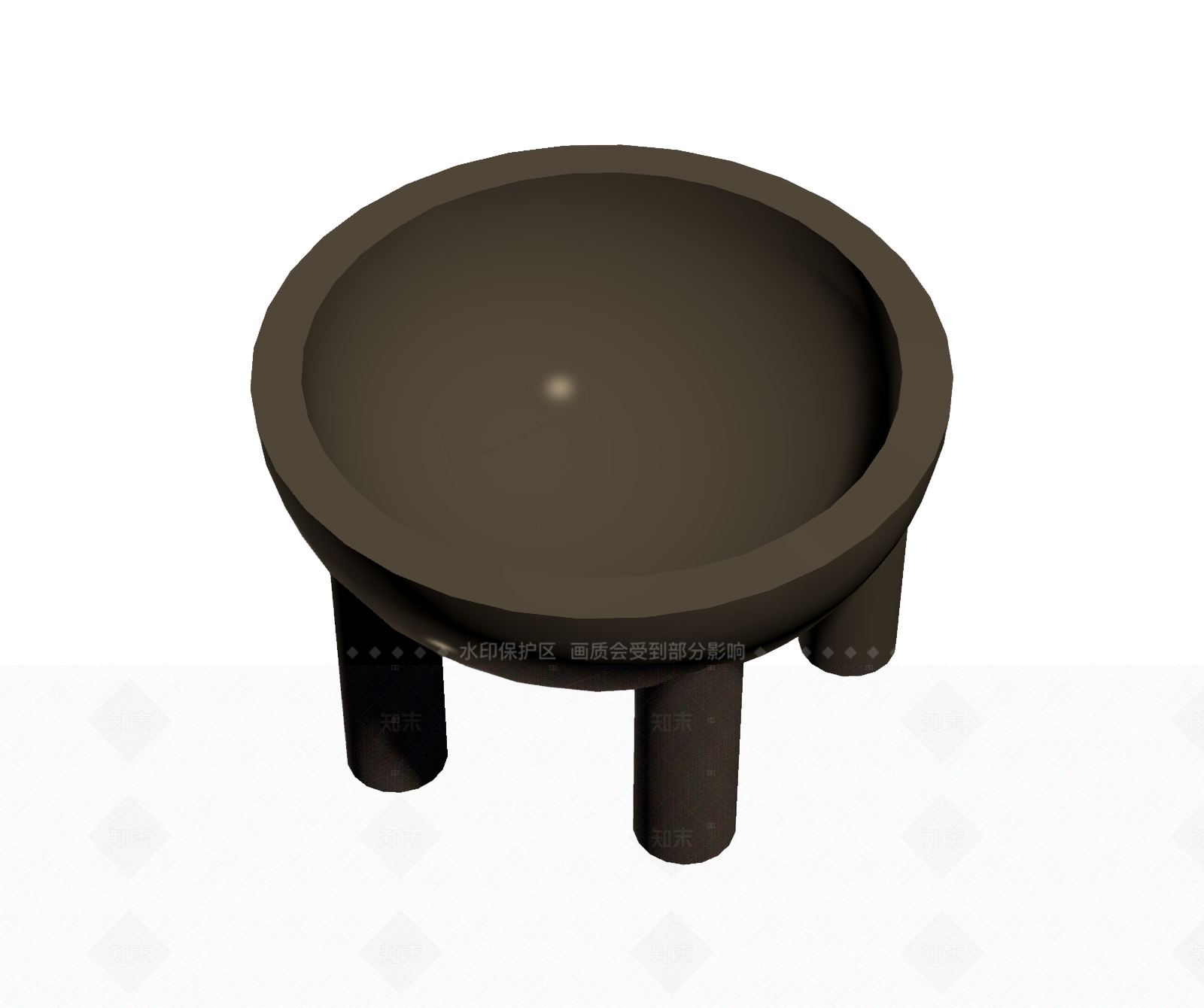 圆形矮凳3D模型下载【ID:1206187966】