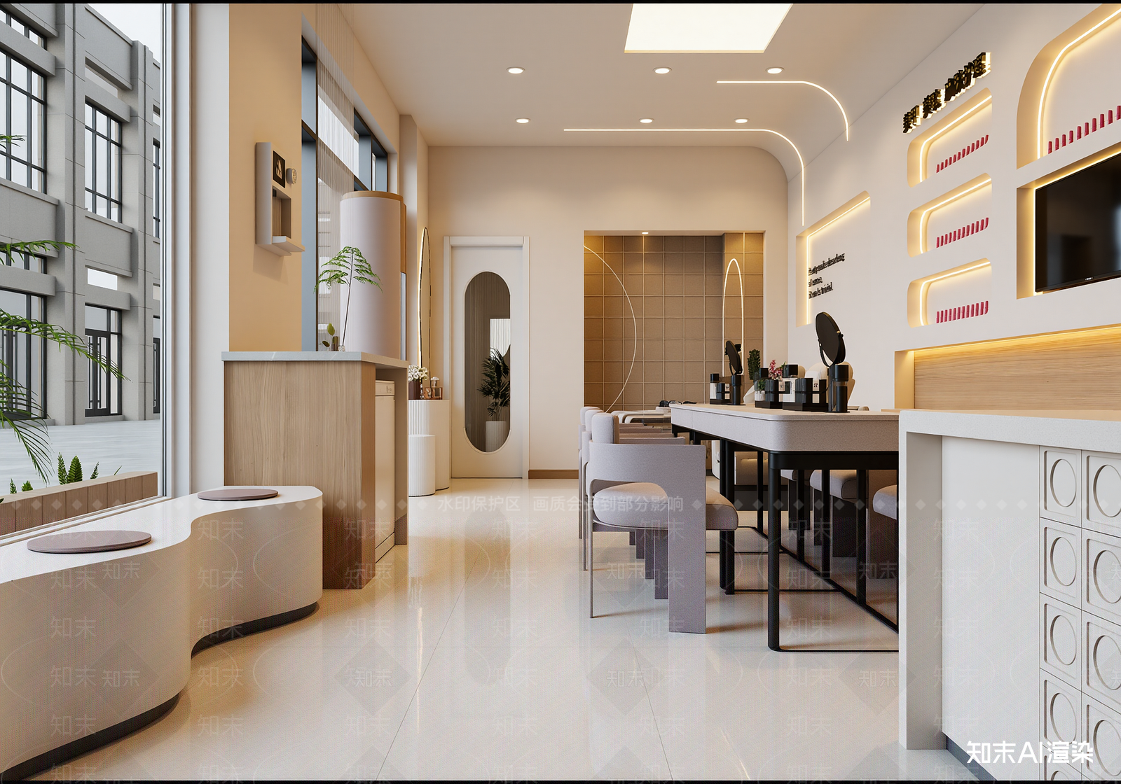 美容院3D模型下载【ID:1214023690】