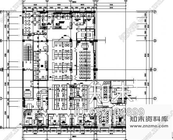 施工图某办公室装修图cad施工图下载【ID:532104899】