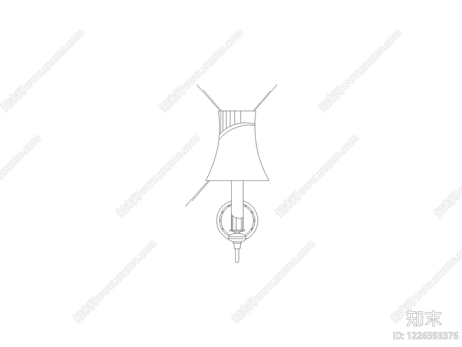 灯具图块cad施工图下载【ID:1226593376】