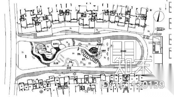 某小区景观施工图纸cad施工图下载【ID:161120139】