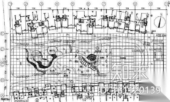 某小区景观施工图纸cad施工图下载【ID:161120139】