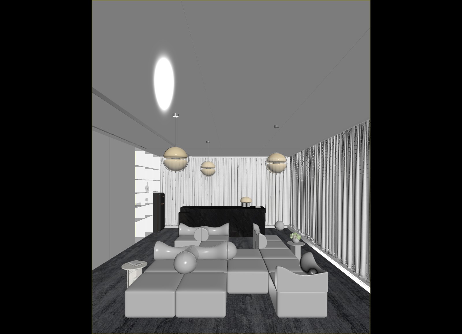 现代接待室3D模型下载【ID:1214304201】