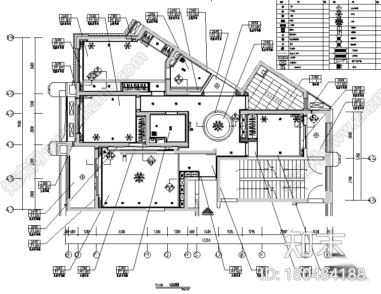 淡黄优雅|现代简约小清新样板间设计施工图（附效果图）施工图下载【ID:180484188】