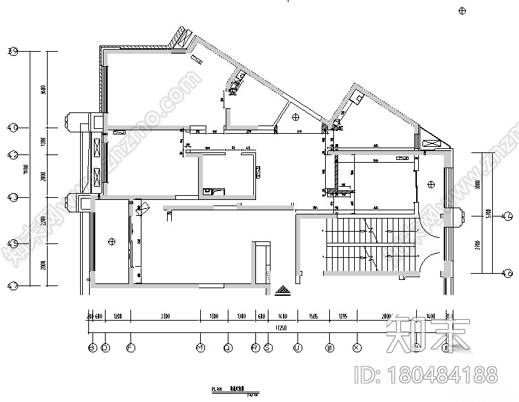 淡黄优雅|现代简约小清新样板间设计施工图（附效果图）施工图下载【ID:180484188】