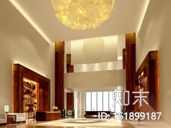 [广东]商业中心区独特造型高档现代商务酒店CAD装修施...cad施工图下载【ID:161899187】