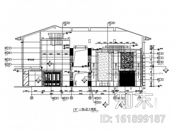 [广东]商业中心区独特造型高档现代商务酒店CAD装修施...cad施工图下载【ID:161899187】