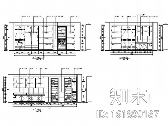 [广东]商业中心区独特造型高档现代商务酒店CAD装修施...cad施工图下载【ID:161899187】