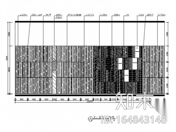 [深圳]特色新中式餐厅设计装修图（含效果）cad施工图下载【ID:164843148】