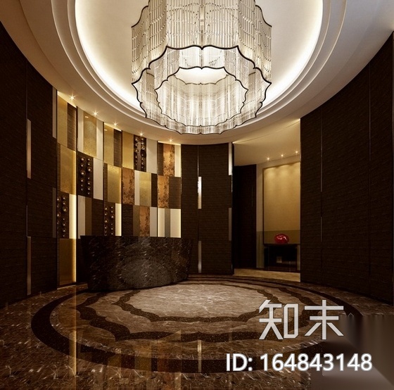 [深圳]特色新中式餐厅设计装修图（含效果）cad施工图下载【ID:164843148】