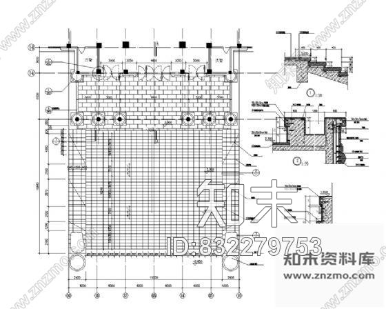 图块/节点某办公楼入口详图cad施工图下载【ID:832279753】