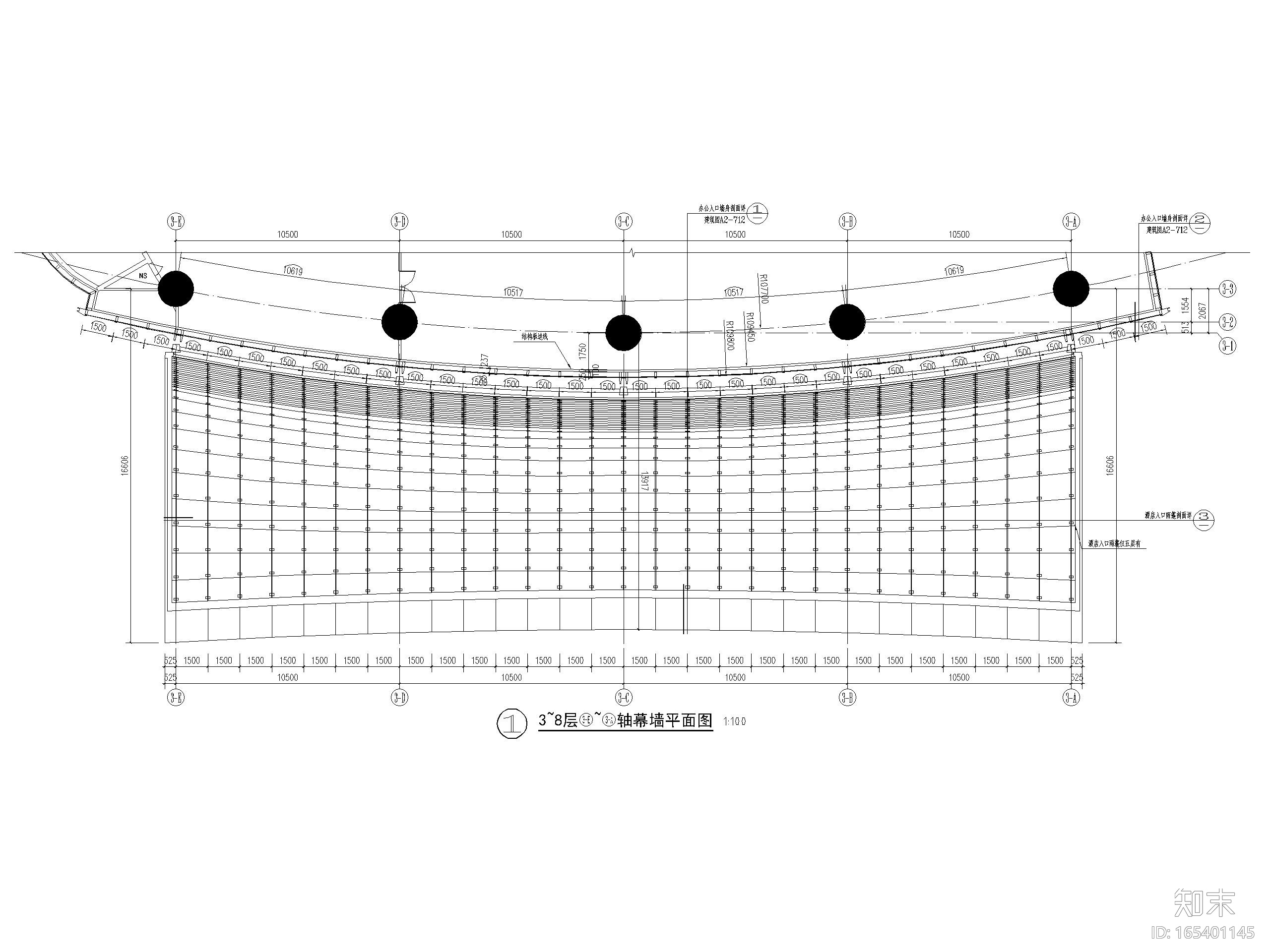 淮安超高层商业_办公_公寓塔楼建筑施工图施工图下载【ID:165401145】