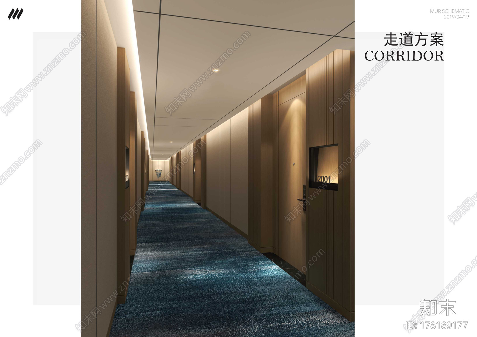 福州世茂永泰酒店客房公区样板段施工图|CAD施工图+效果图+施工图+物料书施工图下载【ID:178189177】