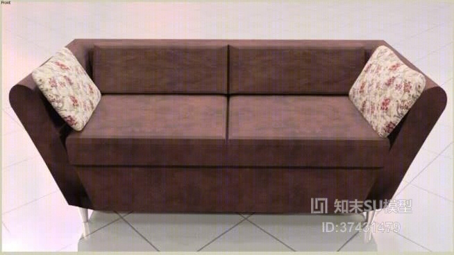 双人沙发SU模型下载【ID:317973869】