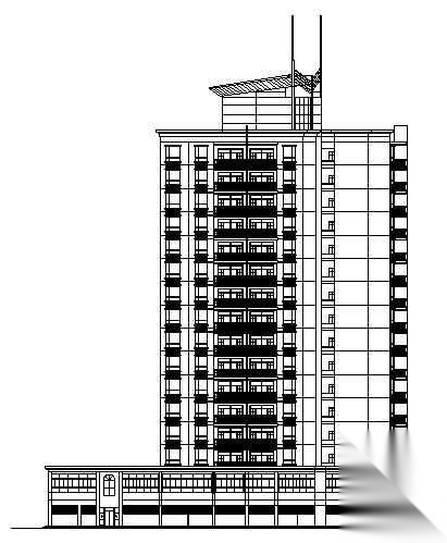 某市二十四层住宅楼建筑方案图.cad施工图下载【ID:149851143】