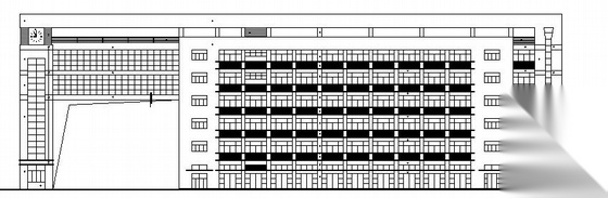[东莞]某六层小学综合办公楼建筑施工图cad施工图下载【ID:166802199】