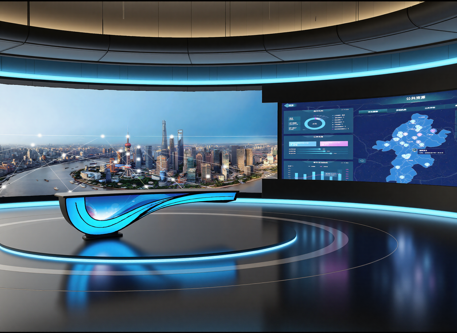 现代舞台平台3D模型下载【ID:1215110549】