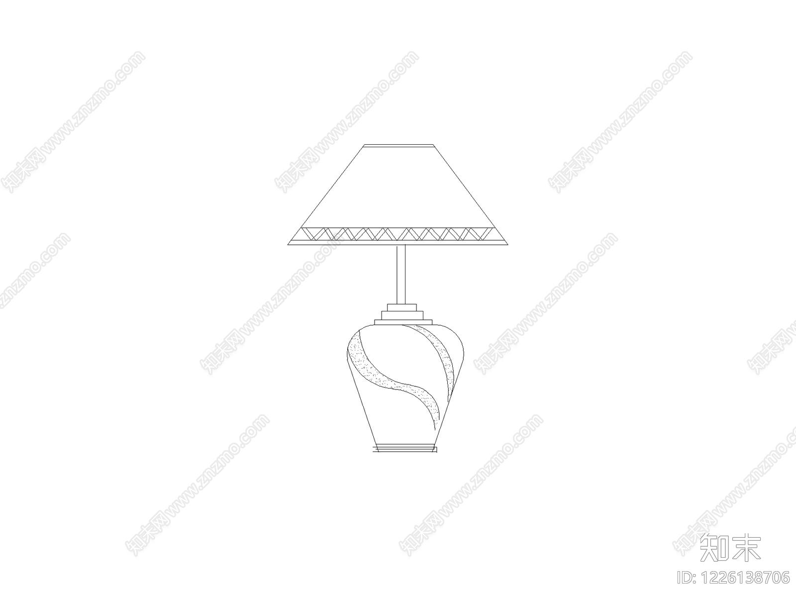 灯具图块cad施工图下载【ID:1226138706】