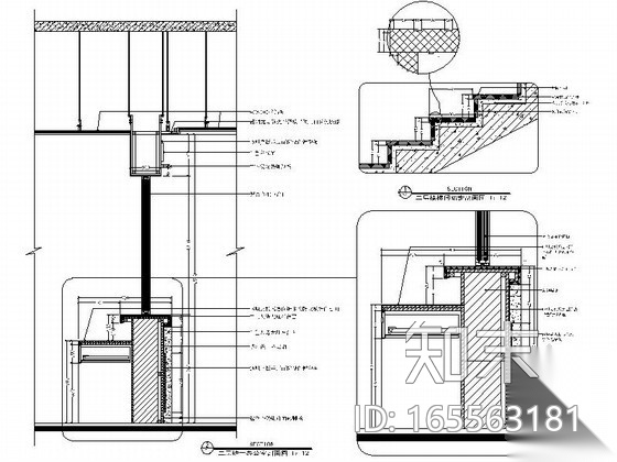 [江西]某中医院门诊医技楼装修施工图cad施工图下载【ID:165563181】