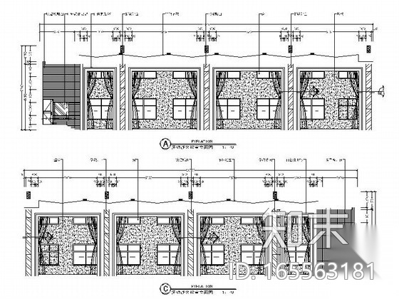 [江西]某中医院门诊医技楼装修施工图cad施工图下载【ID:165563181】