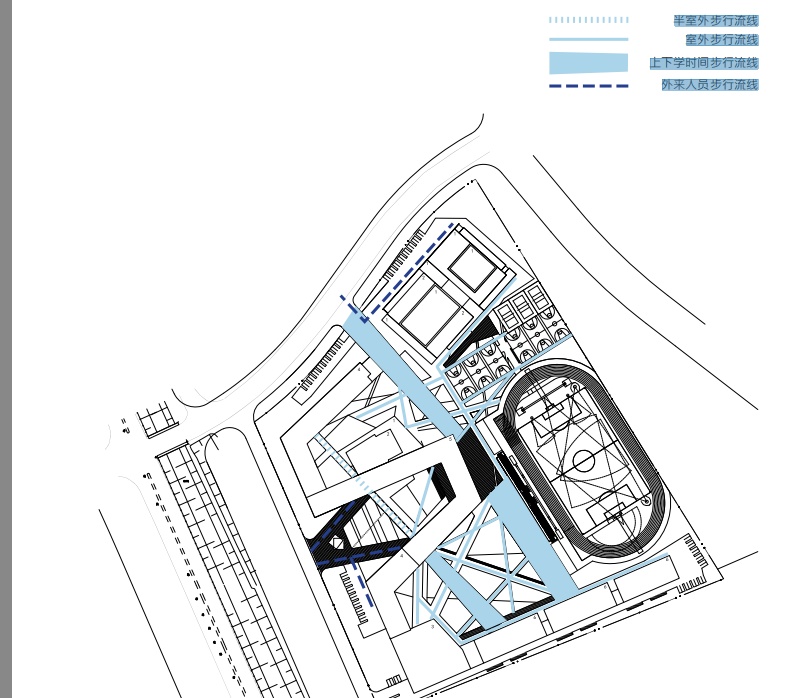 天津市西青区中学建筑设计法方案文本cad施工图下载【ID:167032160】