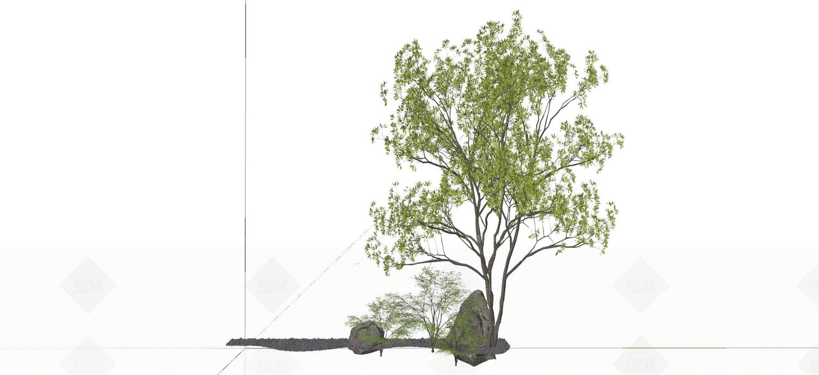 景观树SU模型下载【ID:1126877225】