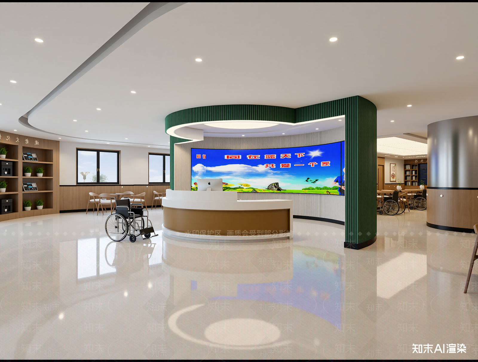 现代接待室3D模型下载【ID:1214459288】