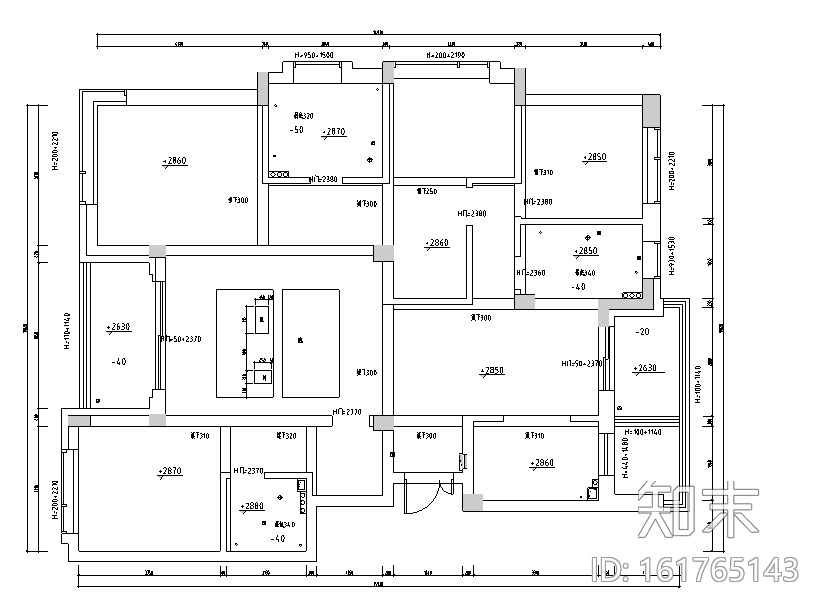 凯旋门现代木质简约风豪宅设计施工图（附效果图）cad施工图下载【ID:161765143】