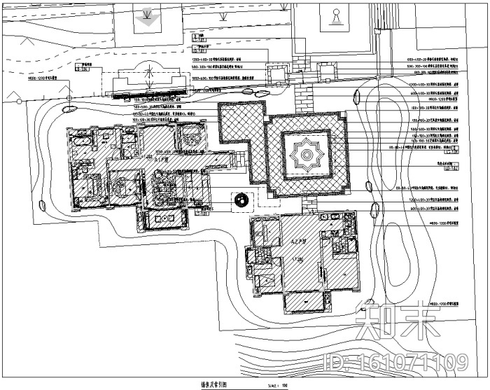 [湖南]托斯卡纳风格住宅样板区景观规划设计施工图（附方...cad施工图下载【ID:161071109】