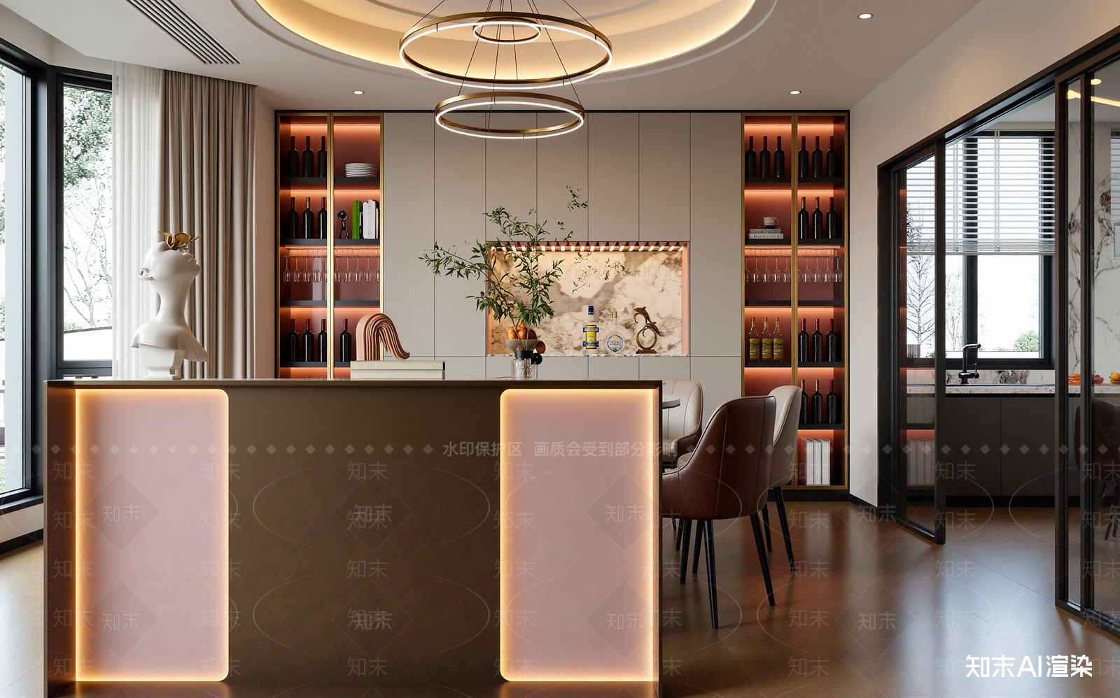 现代酒吧3D模型下载【ID:1215046272】