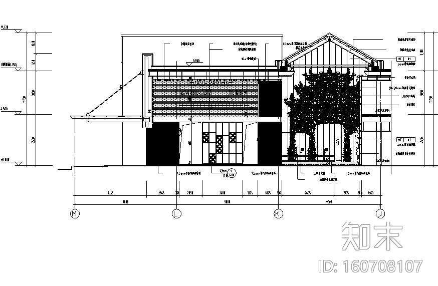 西溪天堂外婆家效果图+施工图+实景cad施工图下载【ID:160708107】