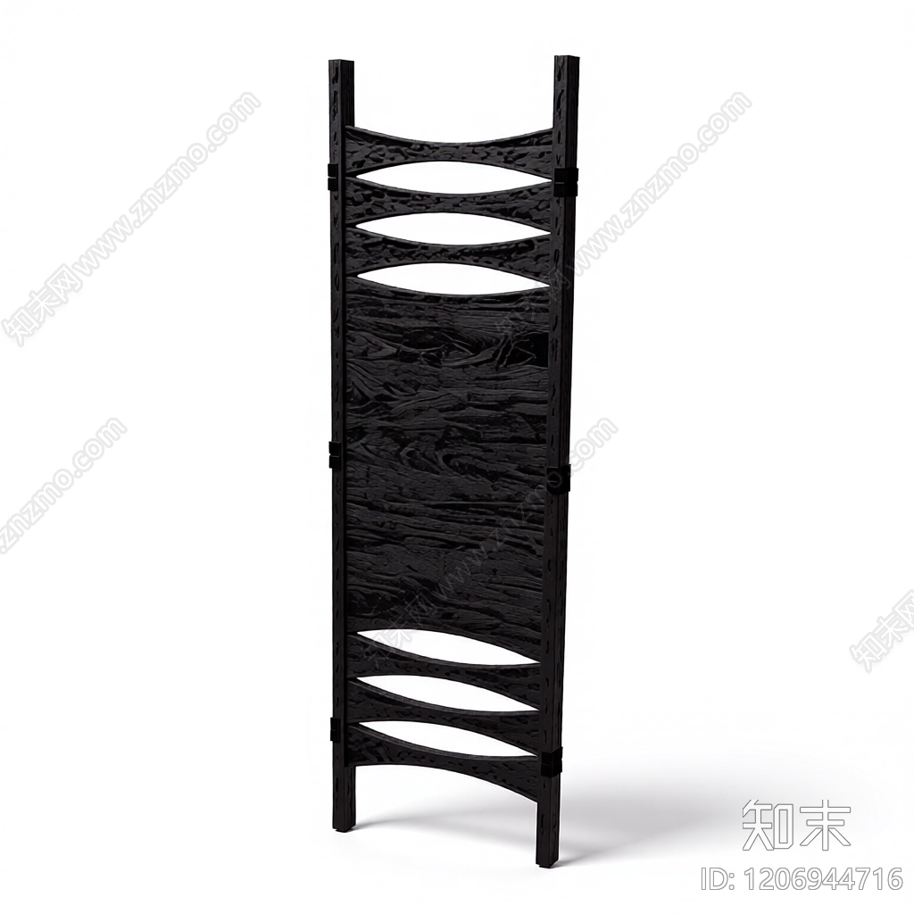 木质隔断屏风3D模型下载【ID:1206944716】