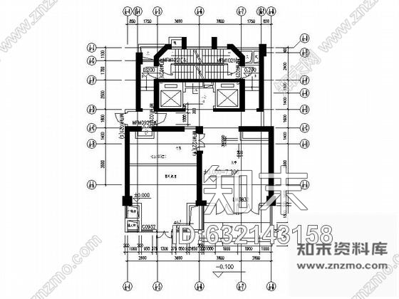 施工图厦门金融中心高档商住小区首层住户大堂及电梯间装修施工图含效果施工图下载【ID:632143158】