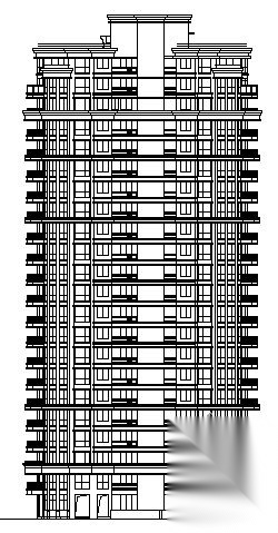 绿城－宁波某花园小区4、6号住宅楼建筑方案图cad施工图下载【ID:149845185】