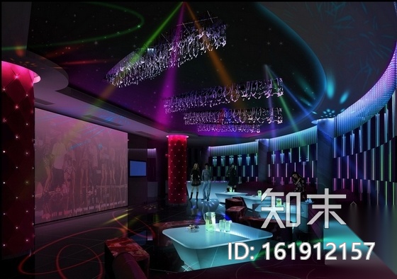 [深圳]娱乐休闲四星级酒店KTV设计装修图（含效果实景）cad施工图下载【ID:161912157】