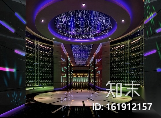[深圳]娱乐休闲四星级酒店KTV设计装修图（含效果实景）cad施工图下载【ID:161912157】