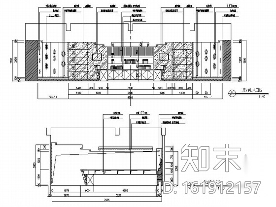 [深圳]娱乐休闲四星级酒店KTV设计装修图（含效果实景）cad施工图下载【ID:161912157】