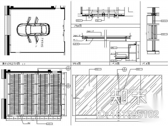 亚洲标准奥迪城市展厅施工图（含效果）cad施工图下载【ID:161695102】